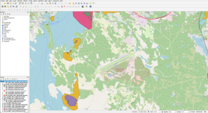 QGIS edit view